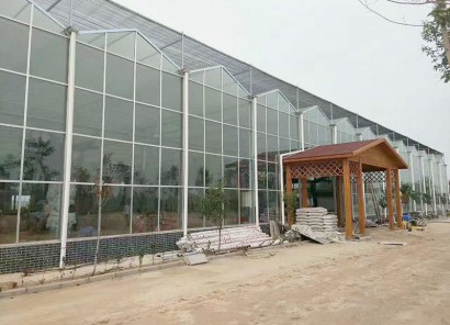 江西省贛州贛縣江口鎮(zhèn)，全玻璃溫室